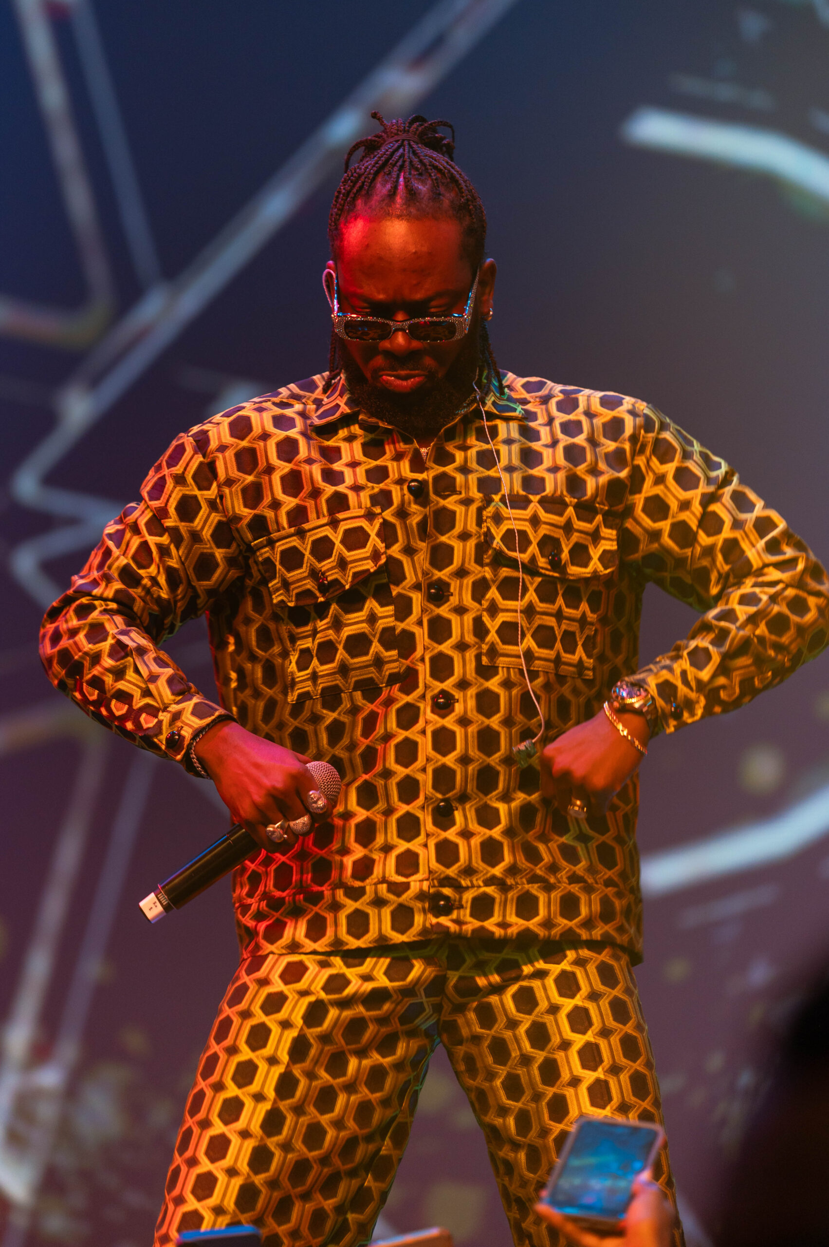 Nigerian artist, Adekunle Gold performing at Flytime Fest 2022