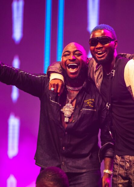Davido and Wurld performing at Flytime Fest
